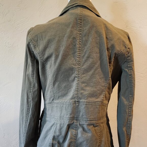 New York & Company Green Jean Blazer - Picture 6 of 6